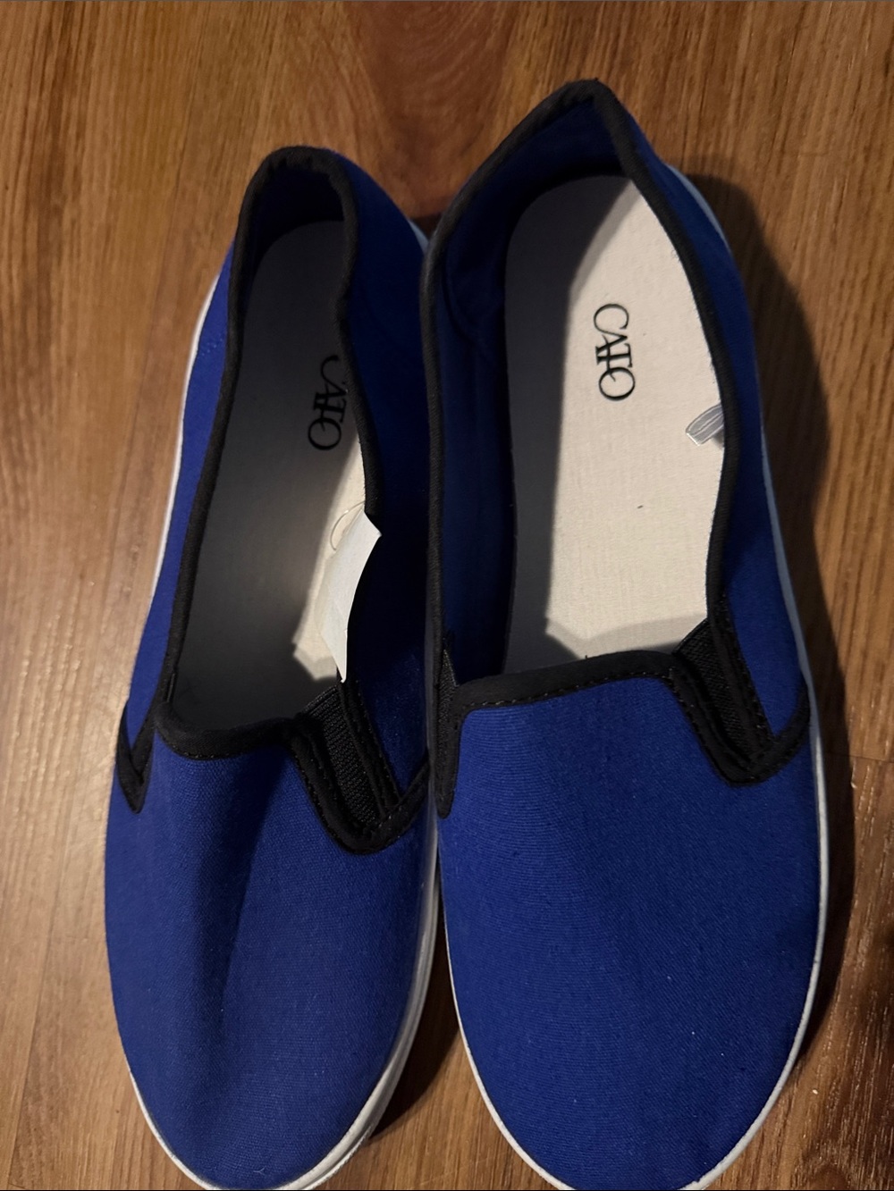 Cato Royal Blue Slip-On Sneakers
